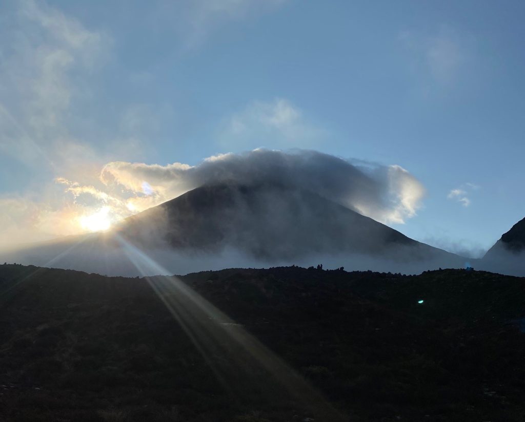 Backpacking Tongariro Northern Circuit Mt. Ngaurahoe on Tongariro Northern Circuit